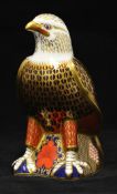 Royal Crown Derby Paperweight large eagle, 17cm, silver stopper