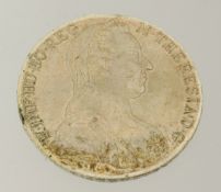 Austrian Marie Theresa silver Thaler 1780