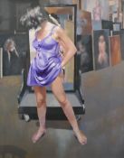 ROBERT LENKIEWICZ (1941-2002) signed Limited Edition print `Painter with Esther` Aristotle/Phylis