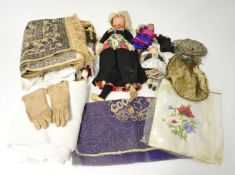 Various costumed dolls including Armand Marseille, bisque head doll Number 390 together with various