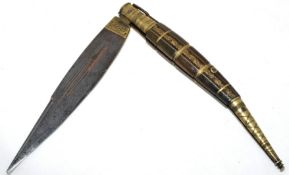 19th century Spanish fighting knife, 21cm