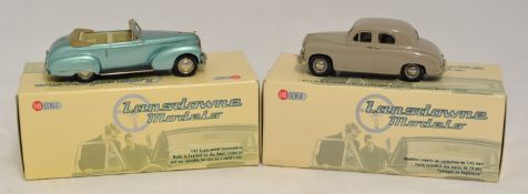 Lansdowne scale die cast model cars including 1950 Humber Super Snipe, boxed