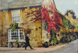 PAUL RAFFERTY `Cotswold Arms` signed Limited Edition print No 79/195 print 46cm x 67cm, with