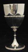 A silver cup, 20cm tall, approx 212g