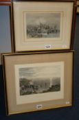 Two 19th century engravings comprising after J.M.W. Turner `Torbay from Brixham`, Published by J & A