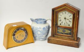 Smiths Enfield Art Deco design mantle clock. Victorian eight day Seth Thomas mantle clock, Victorian