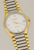 Gents Zenith yellow metal and stainless steel wrist watch with date inscribed `Port Royal`.