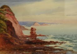 WILFRID MOODY FRYER watercolour `Riverside Scene` 1906, 25cm x 34cm, FRANK HOLME a pair watercolours