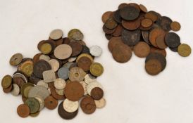 A quantity of general coins including English and Foreign.