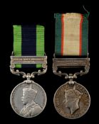 Two India General Service medals both with North West Frontier bars