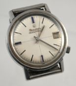 Gents Bulova Accutron stainless steel wrist watch