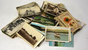 Collection of Edwardian and later mixed postcards including some real photographic, Swansea,