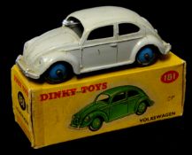 Dinky Volkswagen Beetle (grey), No 181, boxed