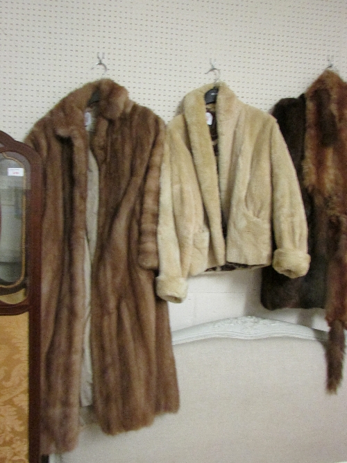 M. Caplan Furs Ottawa - Ontario mink ladies coat and ladies white fox fur coat