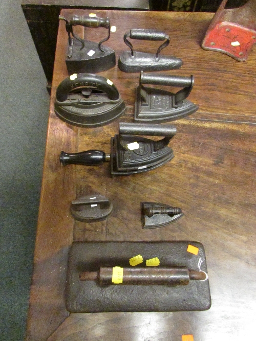 Eight irons and an F W London trivet