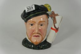 Royal Doulton large character Jug King Phillip of Spain D7189, limited edition