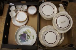 A collection of various pottery to include Portmerion Pamona Botanical Dish, Paragon Hollyrood