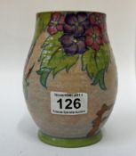 Crown Ducal Charlotte Rhead Vase decorated in the Hydrangea design, height 15cm