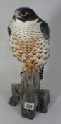 A Renaissance Design studio LTD Peregrine Falcon No 32 of limited edition 50. Signed F Clarke