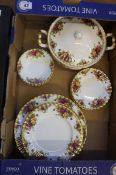 A collection of Royal Albert Old Country Rose, to consist tureen, bowls ,dinner plates, side
