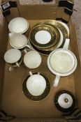A Minton Grandee guilded tea set (21)