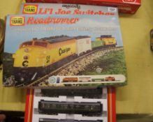 Life like little Joe switcher train set together with life like runner train set and Hornby boxed