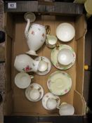 Wedgwood part tea set consisting of Milk, coffee, 3x cups and saucers and sugar bowl, 3 Grafton