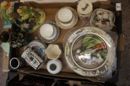 A collection of pottery to include Wedgwood Tea bowls, Royal Doulton series ware plates, Lorna