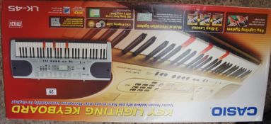 Casio Key Lightening Keyboard System LK-45, New Never Used in Original Box
