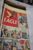 A collection of approximately 100 Eagle Comics dated 1950-1952