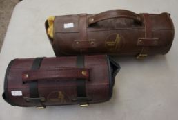 A Leather Cased set of Drakes Pride Crown Green Bowling Woods