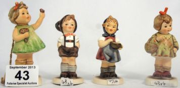 Goebel Hummel Figures Membership 95/96, 94/95, Forever Yours and l bought you a Gift (4)