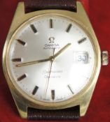 Omega Automatic Seamaster Geneve Gold Plates with Dates, Boxxed, Inscription to Rear, Working