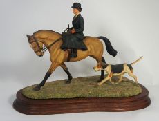 Border Fine Arts Figure Group, Elegance in the Field, Limited Edition 381/850, Impressed Anne Wall