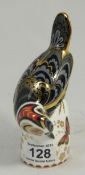 Royal Crown Derby Paperweight Spotted Pecker, Boxed