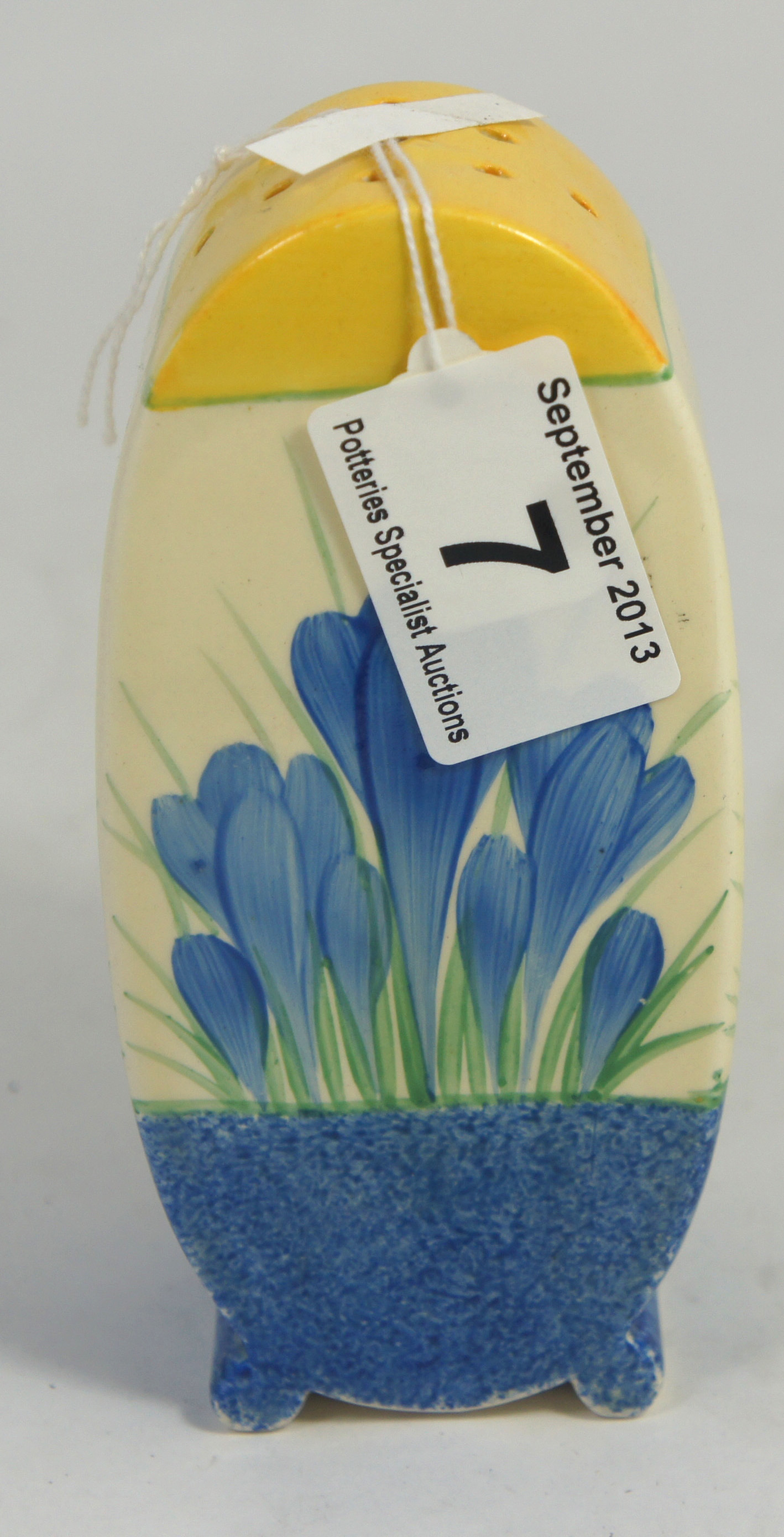 Clarice Cliff Blue Crocus Sugar Sifter