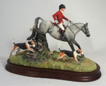 Border Fine Arts Figure Group, Following to Hound B0951A in Bay, Limited Edition 313/750,