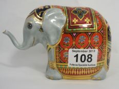 Royal Crown Derby  Paperweight The Mulberry Hall Baby  Elephant, limited edition boxed with