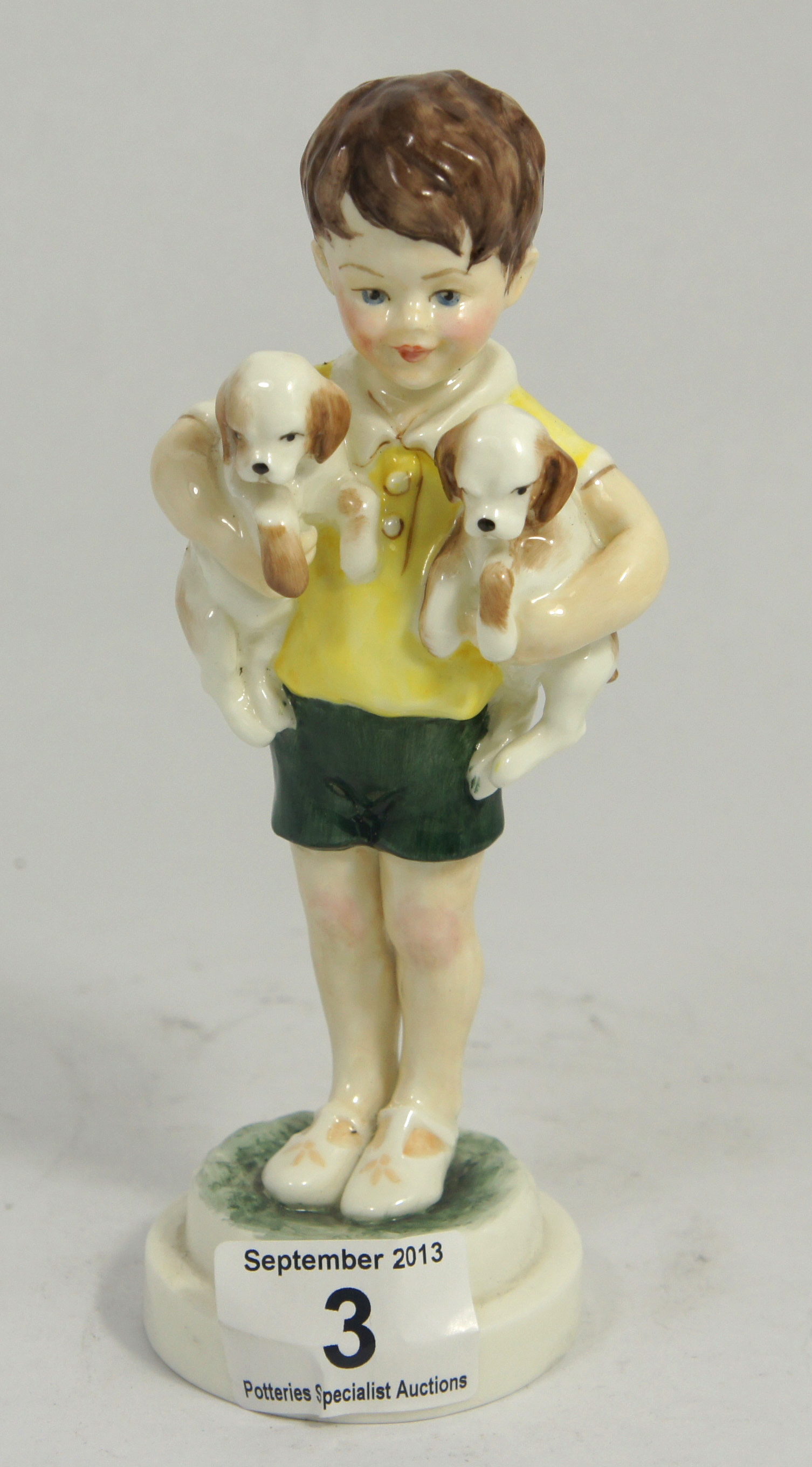 Royal Worcester Child Figure, All Mine, Model 3519
