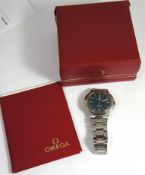 Omega Stainless Steel Dynamic Manual Wind with Original Box and Papers, Working