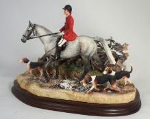 Border Fine Arts Figure Group, Boxing Day Meet B0876A Grey, Limited Edition 495/950, Impressed