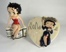 Wade Large Betty Boop Figure Premier Movie Queen and a Liberty Wall Plaque (2)