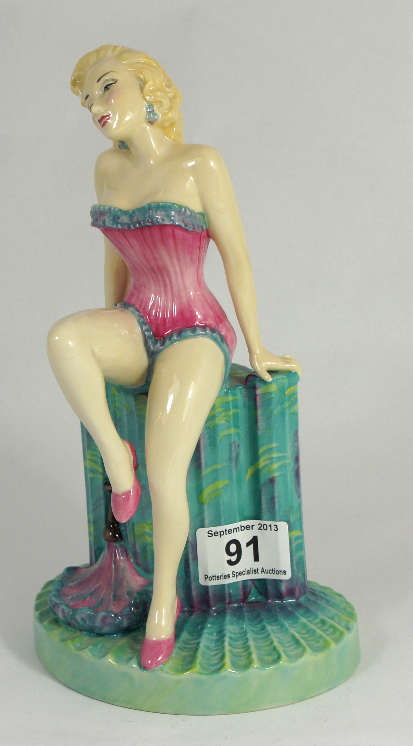 Kevin Francis Figure, Marilyn Monroe, Rose Pink Basque, Limited Edition 654/2000 (501-1000), Boxed