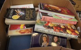 Tray lot comprising Hardback and Paperback books relating to Diet, Herbal Recipes etc