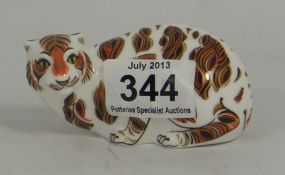 Royal Crown Derby Paperweight New Year Tiger , boxed