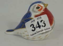 Royal Crown Derby Paperweight Anniversary Robin 2009 , boxed