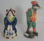 Beswick Hiker Badger ECF9, Sinclairs Limited Edition Colourway, Number 558 of 1000 and Beswick Alice