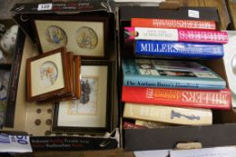 Two Trays to include De Coupage John Ellam Beatrix Potter 3D Wall Plaques x4 together with various