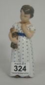 Royal Copenhagan Figure of a Girl with a Doll model 3539