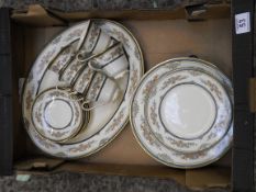Tray of Minton Stanwood Dinner Wares to include Dinner Plates, Side Plates, Cups, Saucers and